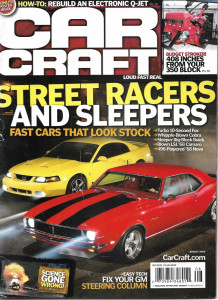 CAR CRAFT 2009 AUG - '68 LS1 CAMARO, '68 496 NOVA,BLOWN COBRA, FOX TURBO, Q-JET